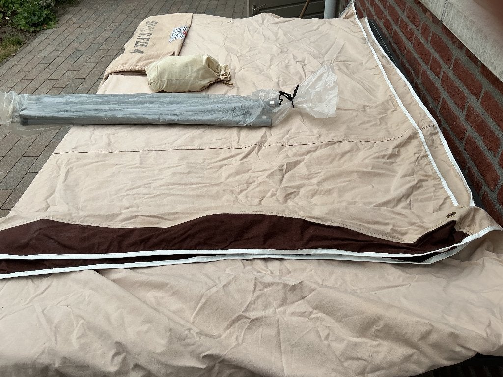 Caravanluifel/camperluifel, Ophalen, Zo goed als nieuw