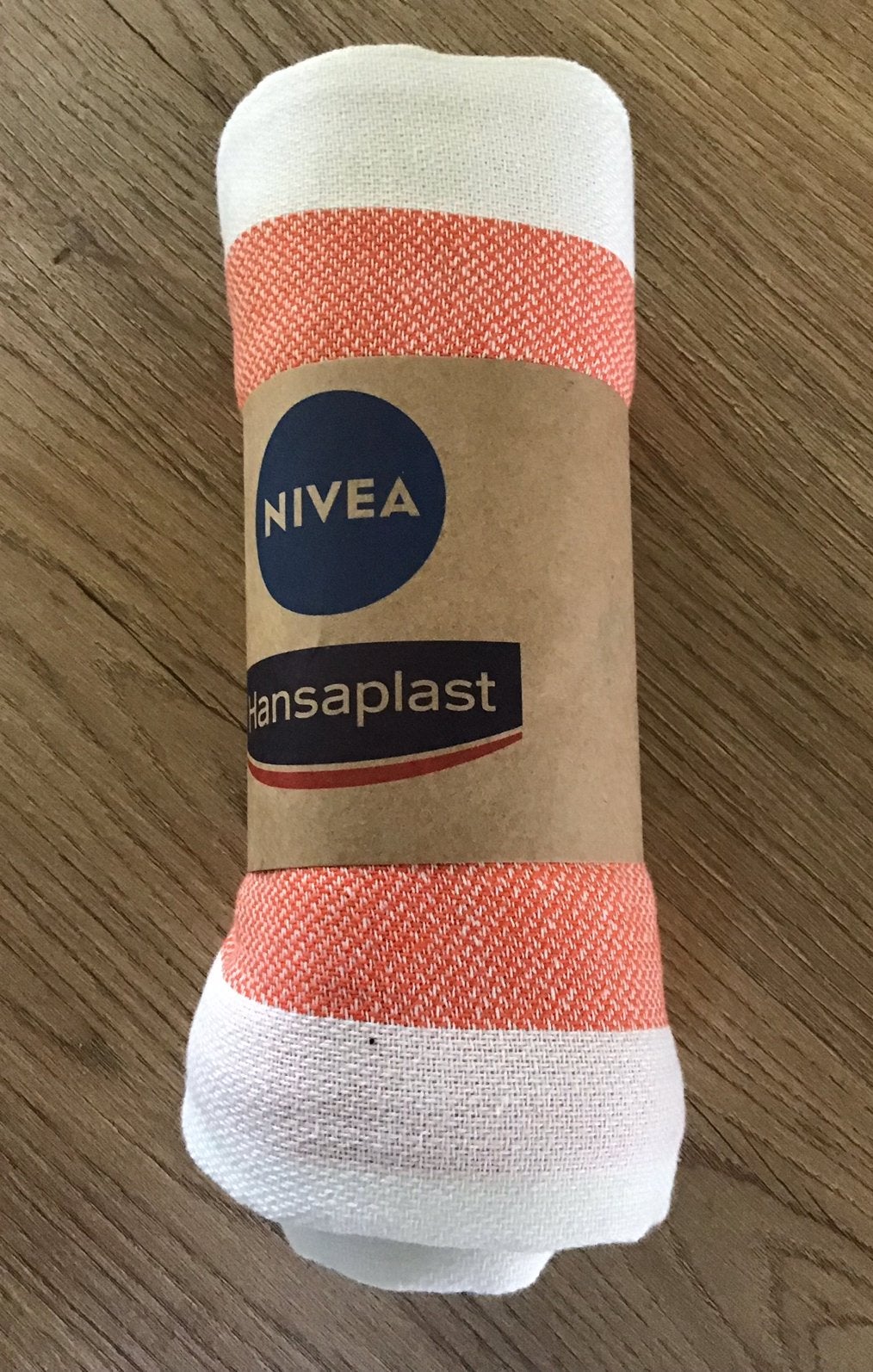 Nivea strand handdoek oranje wit (nieuw), Ophalen of Verzenden, Nieuw, Oranje, Handdoek