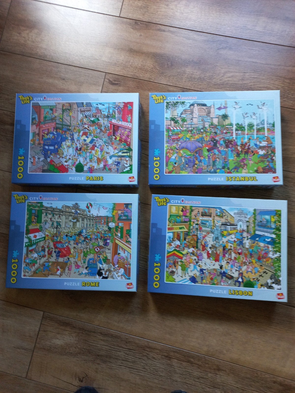 4 that's life puzzels 1000 stukjes., Ophalen of Verzenden, 500 t/m 1500 stukjes, Zo goed als nieuw