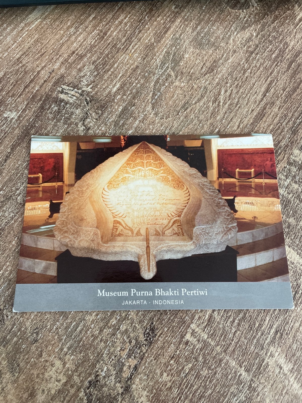 Ansichtkaart Museum Purna Bhakti Pertiwi Jakarta Indonesië, Verzamelen, Ophalen of Verzenden, 1980 tot heden, Ongelopen, Buiten Europa
