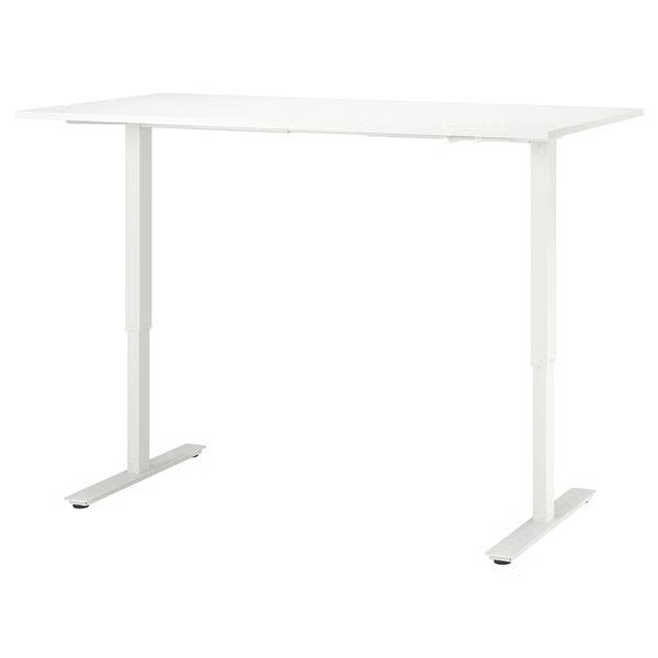 Ikea Trotten handmatig bureau onderstel, Huis en Inrichting, Ophalen, Zit-sta bureau, Gebruikt, Metaal