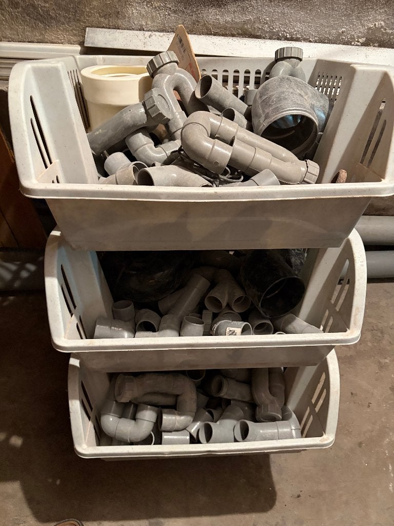 PVC hulpstukken/afvoer, Ophalen, Afvoer, Pvc, Nieuw