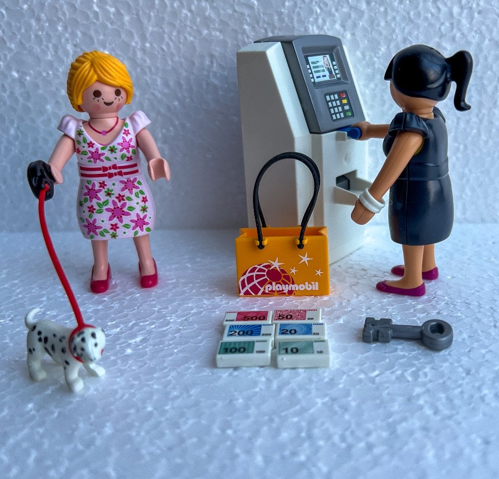 Playmobil geldautomaat 9081, Kinderen en Baby's, Speelgoed | Playmobil, Ophalen of Verzenden, Zo goed als nieuw, Complete set