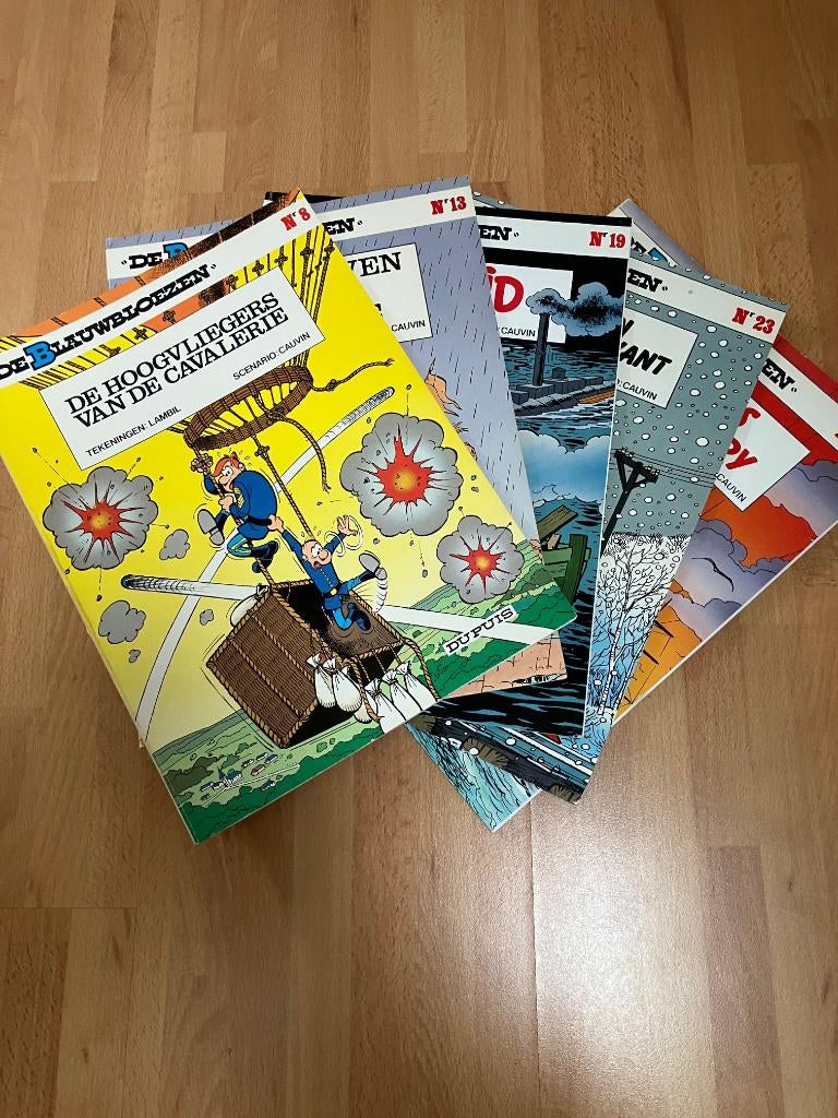 De Blauwbloezen stripboeken, Boeken, Stripboeken, Gelezen, Ophalen of Verzenden, Dupuis, Meerdere stripboeken