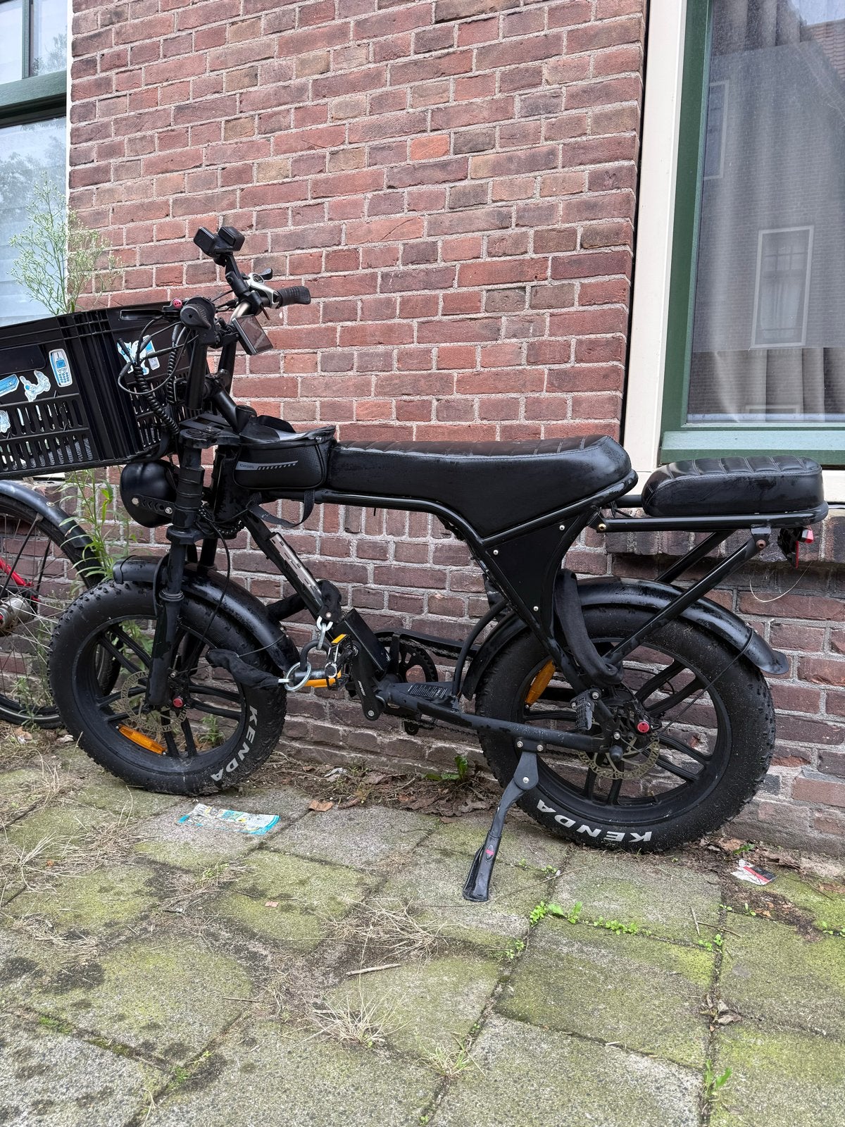 V8 OUXI 5.0 250W Fatbike - Zwart, 59 cm of meer, Ophalen, Gebruikt, Overige merken