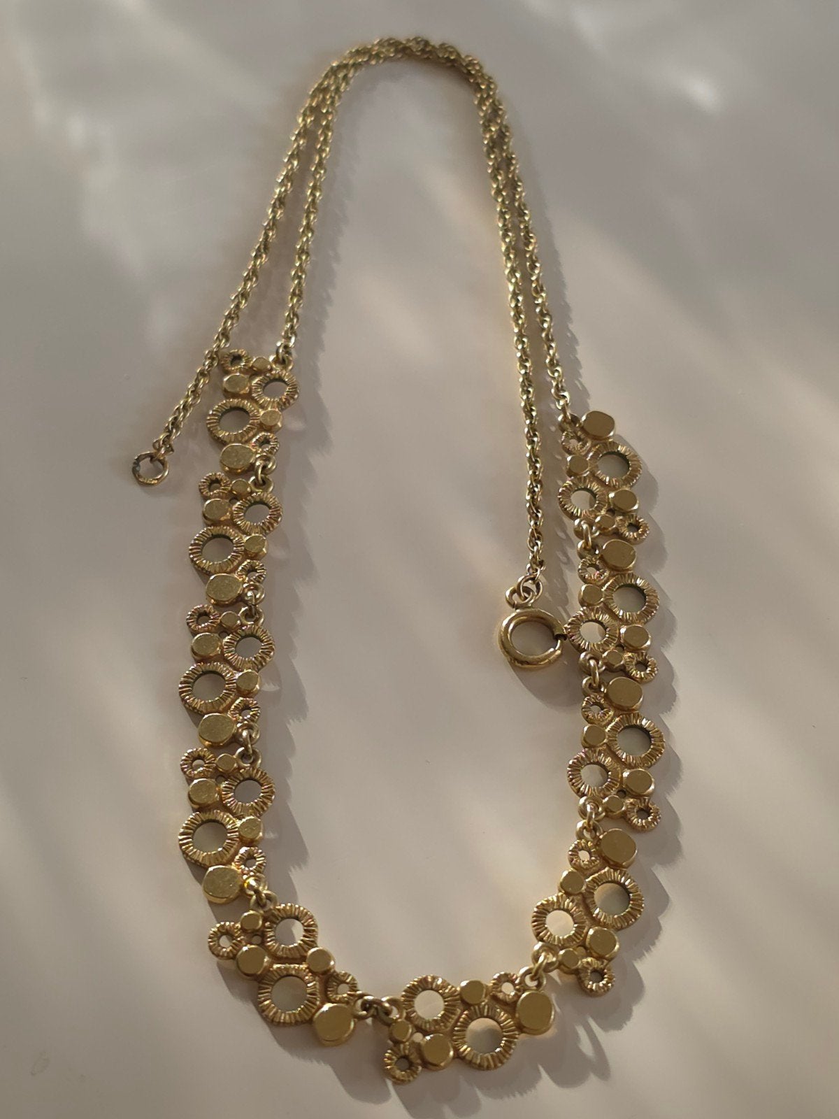 Vintage design ketting, Sieraden, Tassen en Uiterlijk, Antieke sieraden, Ophalen of Verzenden, Overige materialen, Ketting