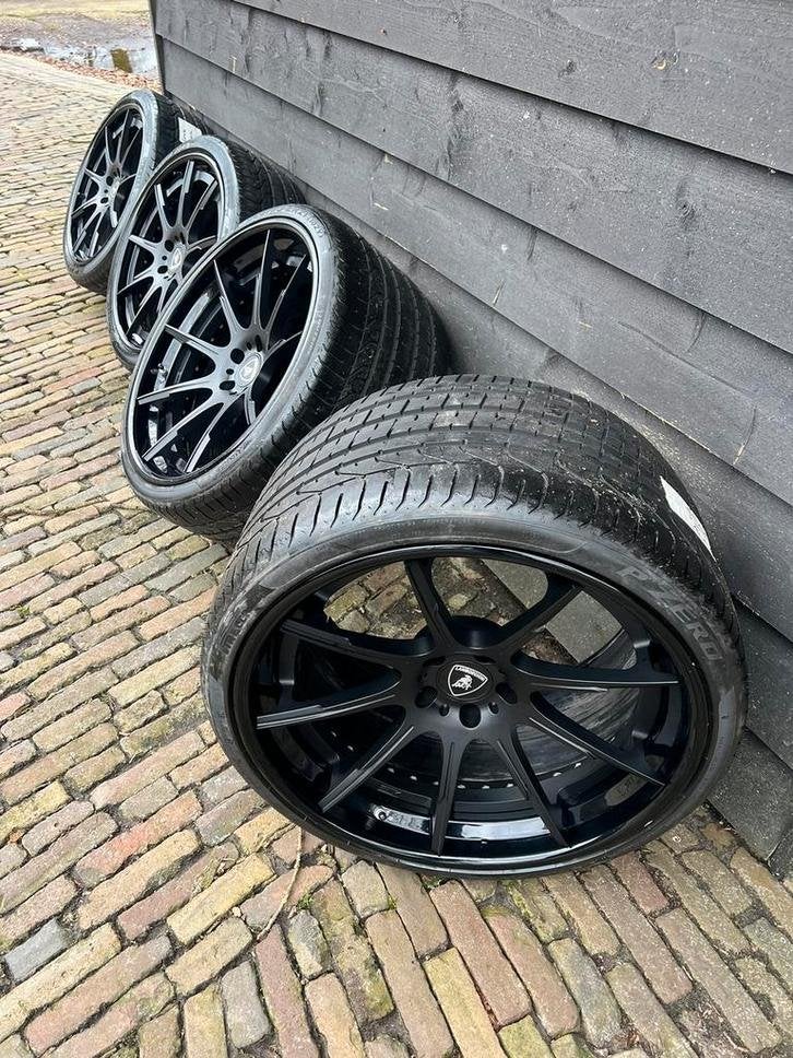 Lamborghini Huracan velgen 5x112 20 en 21 inch Pirelli TPMS, Auto-onderdelen, Banden en Velgen, Gebruikt, Niet ingevuld, 21 inch