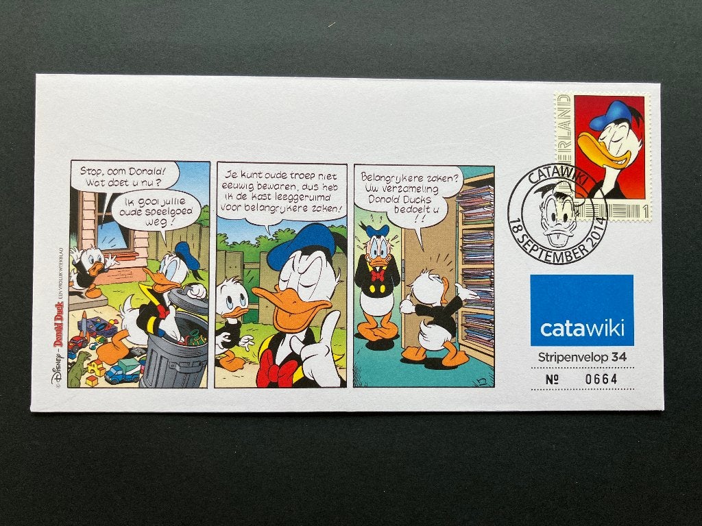 Catawiki Stripenvelop 34 - Donald Duck, Ophalen of Verzenden, Nederland