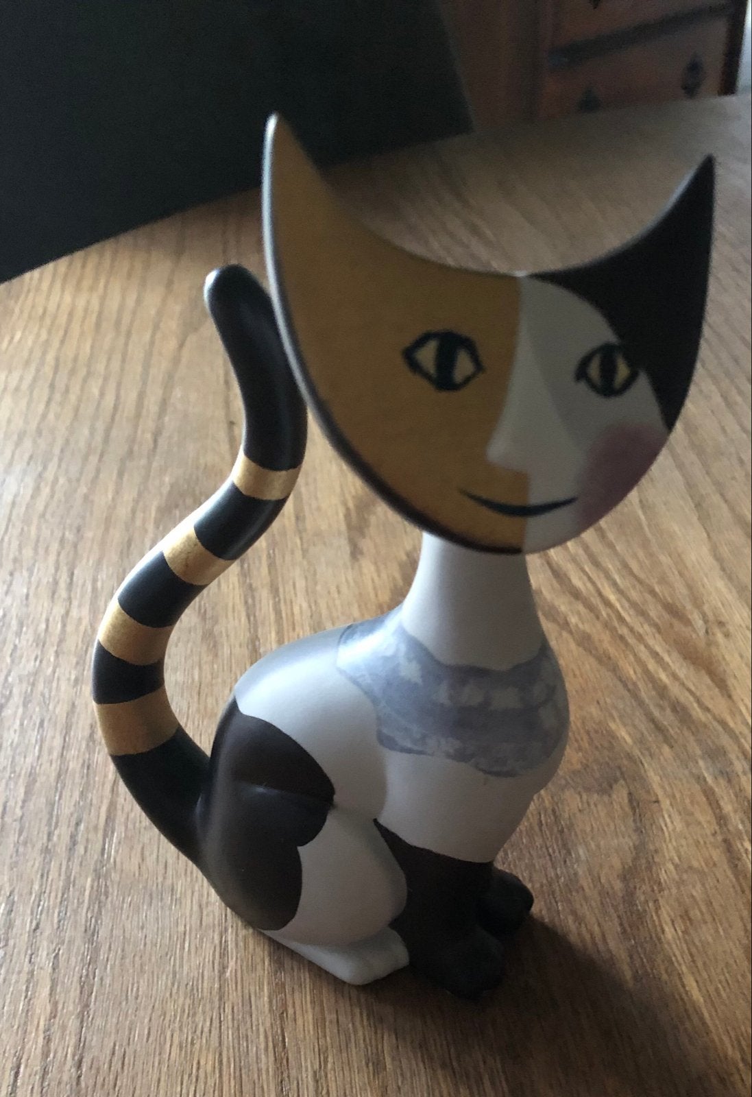 Rosina Wachtmeister Goebel Serafino Kat Beeldje 2001, Ophalen of Verzenden, Zo goed als nieuw, Hond of Kat, Beeldje of Figuurtje