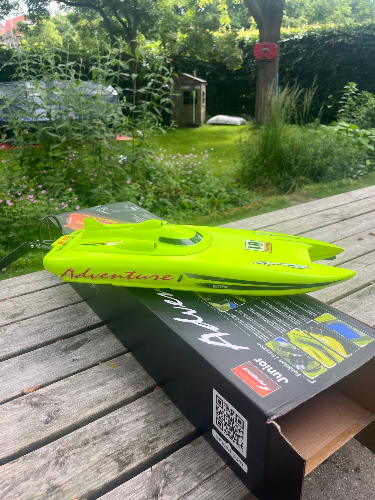 Amewi Junior Adventure RC Raceboot - Zo goed als nieuw, Ophalen of Verzenden, Zo goed als nieuw