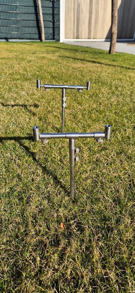 RVS Buzzerbar Set voor 2 hengels., Ophalen of Verzenden, Overige typen