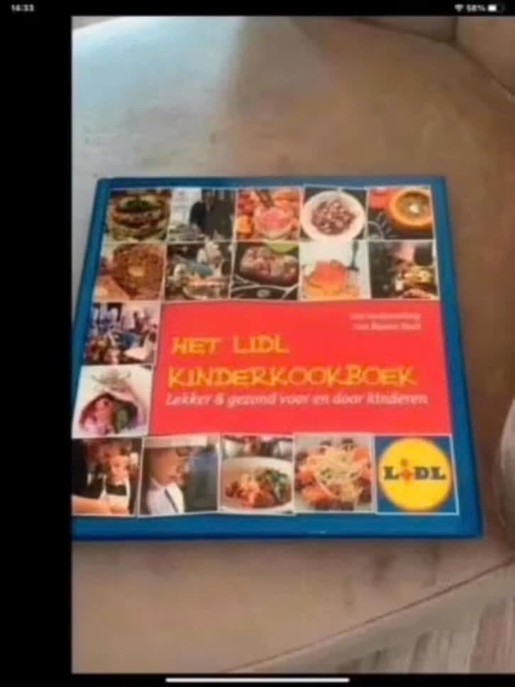 Het Lidl kinder kookboek, Verzenden, Zo goed als nieuw, Nederland en België