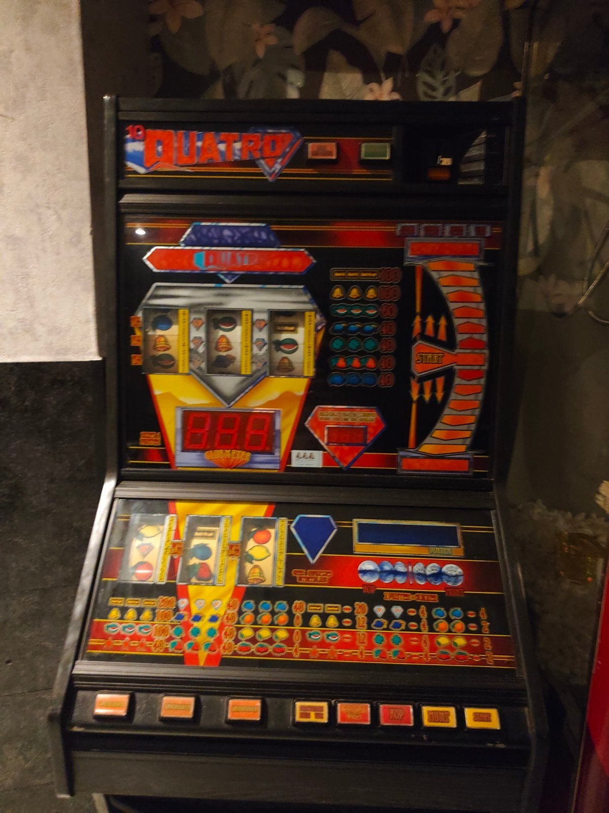 Gokkast Quatro - Vintage Speelautomaat, Verzamelen, Overige munten, Ophalen, Gebruikt