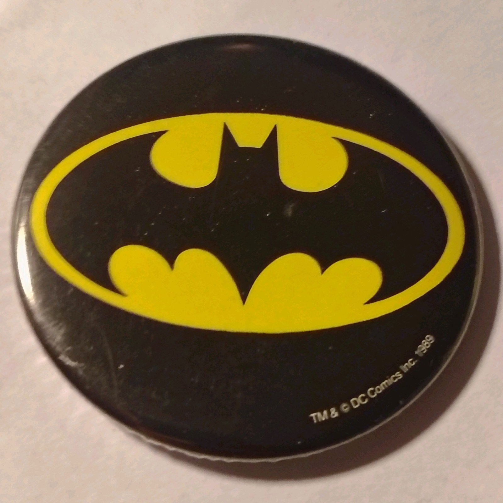 Vintage Batman Button, Verzamelen, Speldjes, Pins en Buttons, Ophalen of Verzenden, Gebruikt, Overige onderwerpen