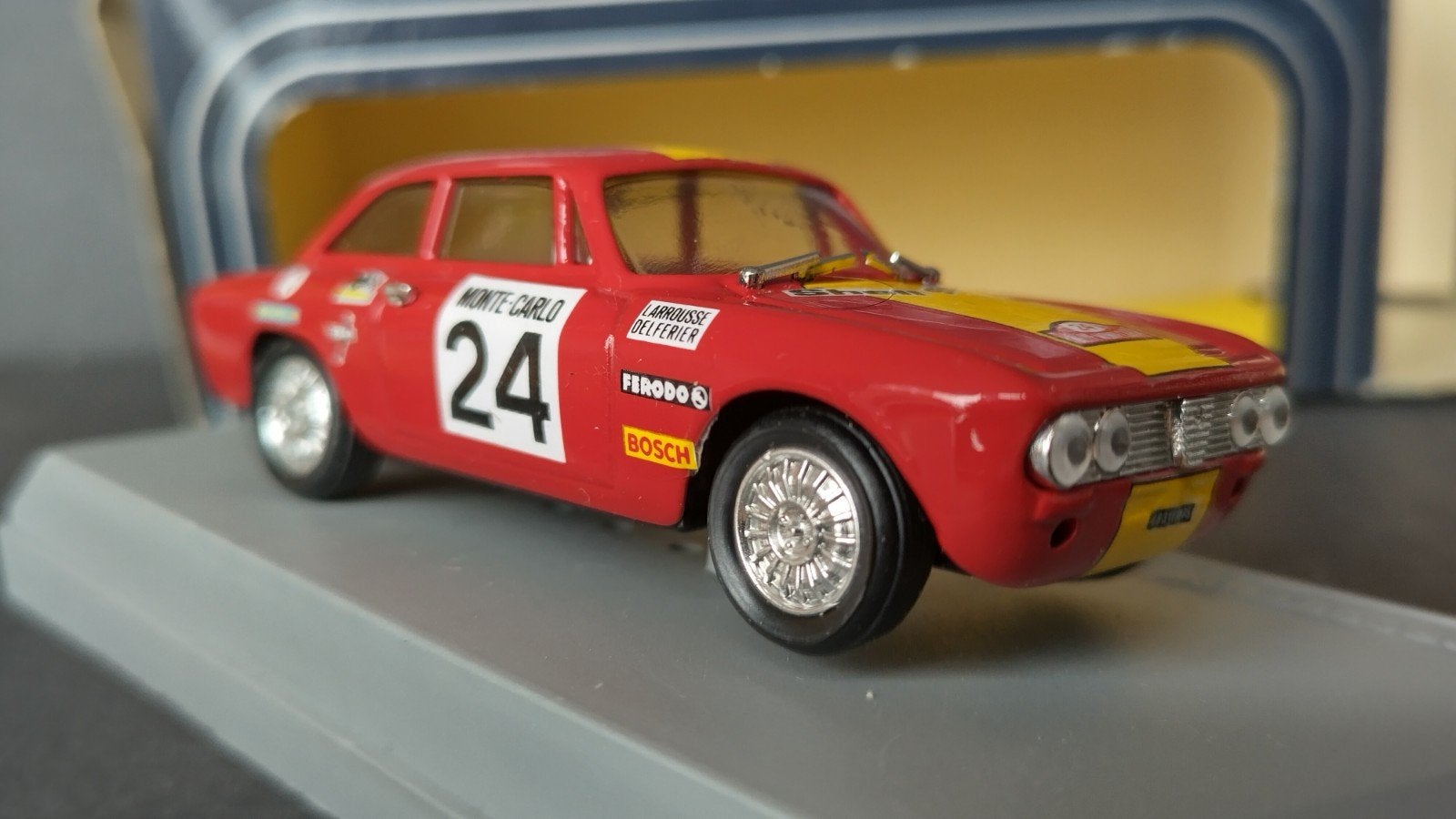 Alfa Romeo Giulia GTV rally Monte Carlo 73 Progetto k Pol, Overige merken, Auto, Verzenden, .