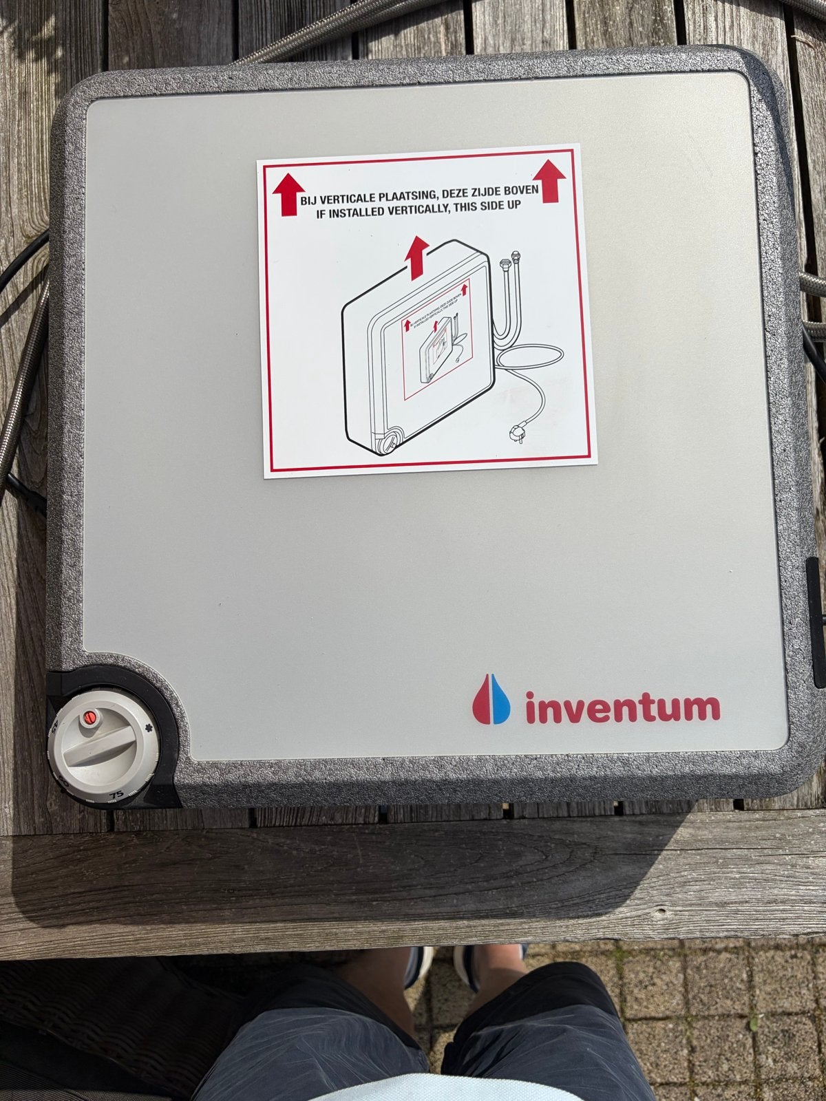 Inventum Modesto 10 liter plintboiler - Liggend of staand, Ophalen, Boiler, Minder dan 20 liter, Minder dan 3 jaar oud