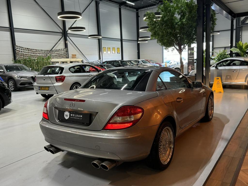 Mercedes-Benz SLK-klasse SLK 200 Kompressor | Leder | Stoelv, Auto's, Automaat, Achterwielaandrijving, Gebruikt, Zwart