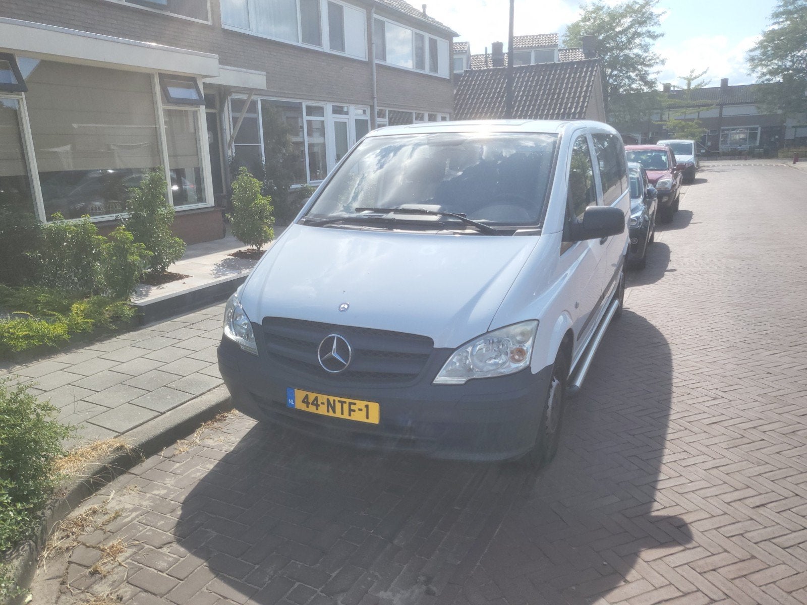 Mercedes-Benz Vito 2.2 110 CDI Kort 2010 Wit, Auto's, Mercedes-Benz, 2000 kg, Wit, 9 stoelen, 2143 cc