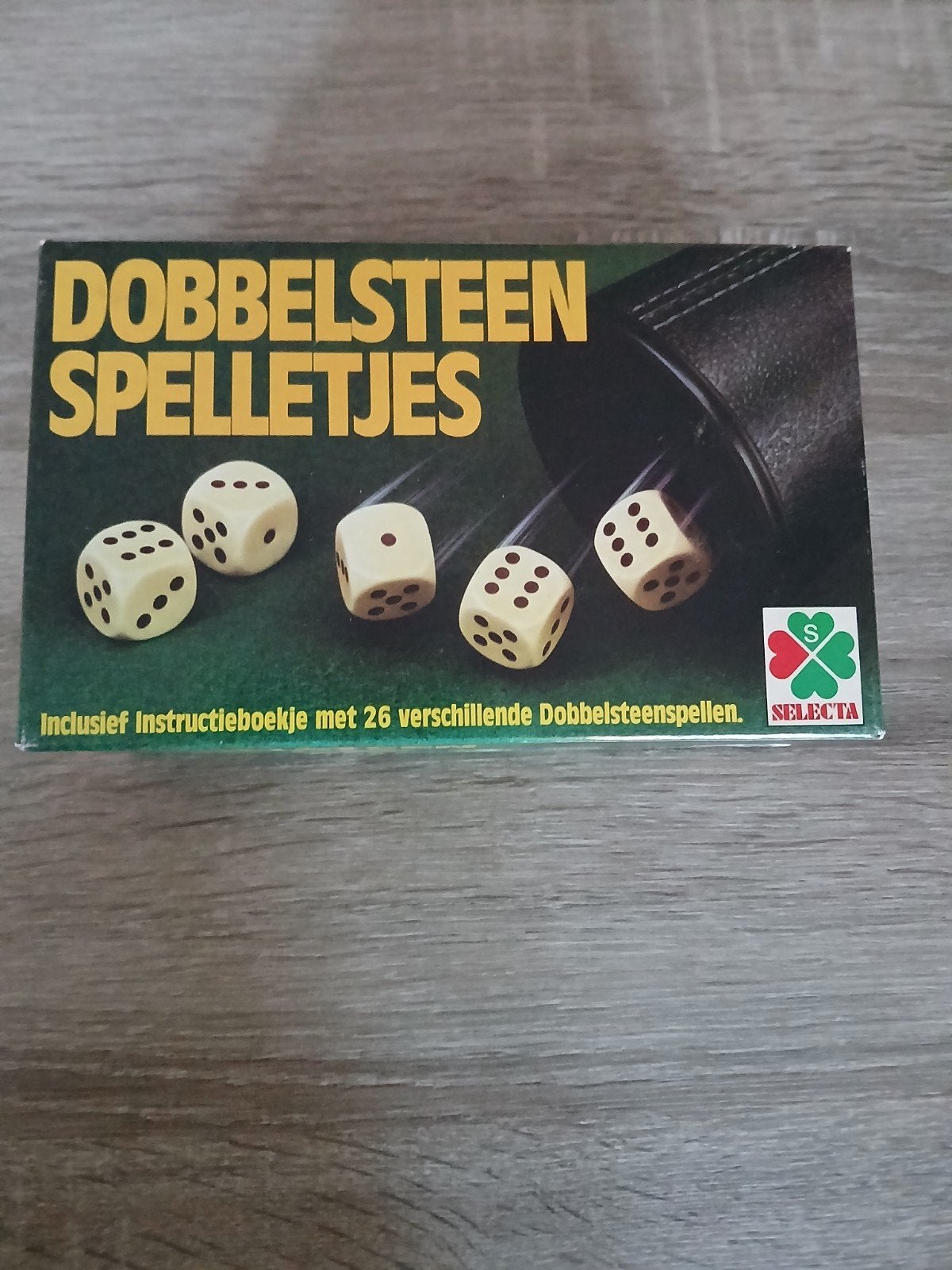 Dobbelsteen Spelletjes - Selecta, Hobby en Vrije tijd, Een of twee spelers, Ophalen of Verzenden, Zo goed als nieuw, Selecta