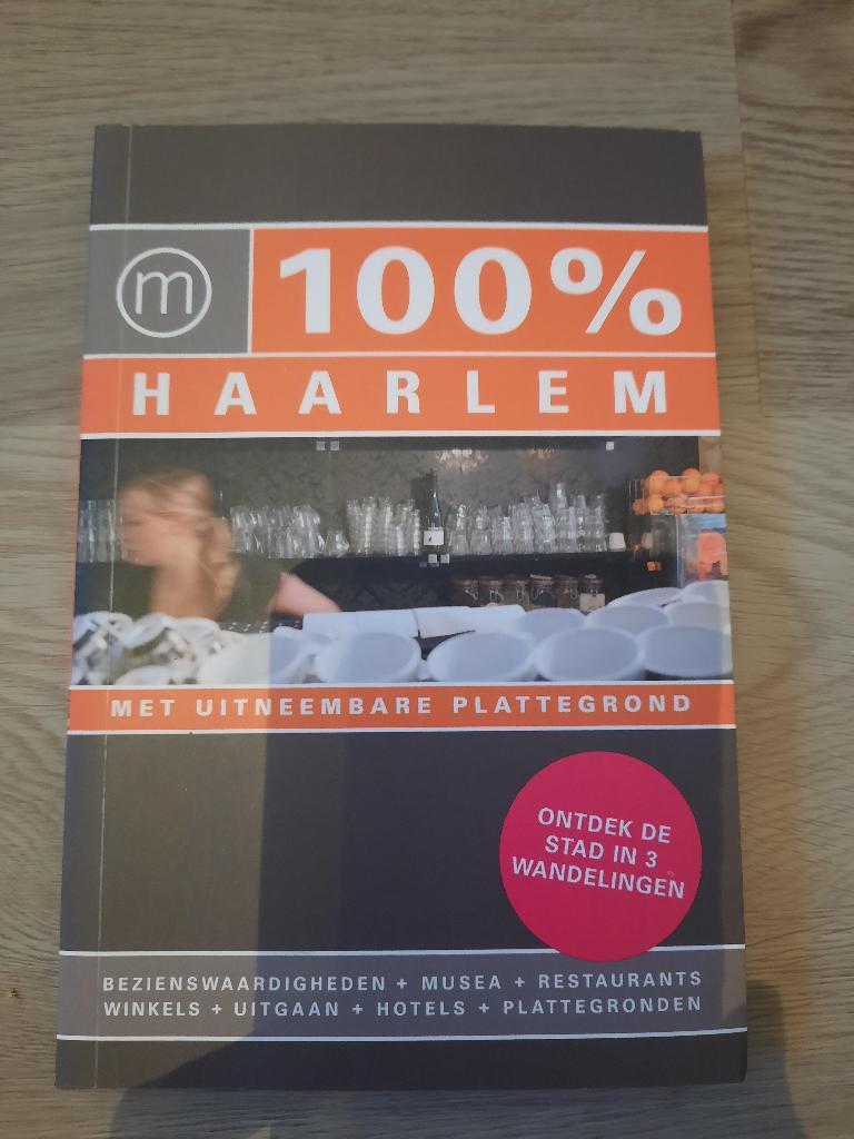 Reisgids: 100% Haarlem, Overige merken, Europa, Ophalen of Verzenden, Zo goed als nieuw
