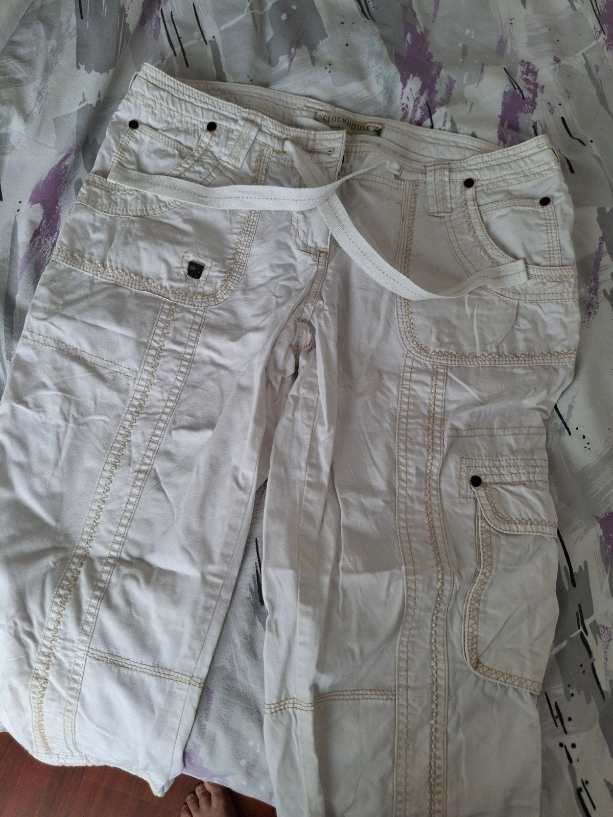 Witte Clockhouse Driekwart Broek - Maat 38/40 (M), Maat 38/40 (M), Wit, Ophalen of Verzenden, Driekwart