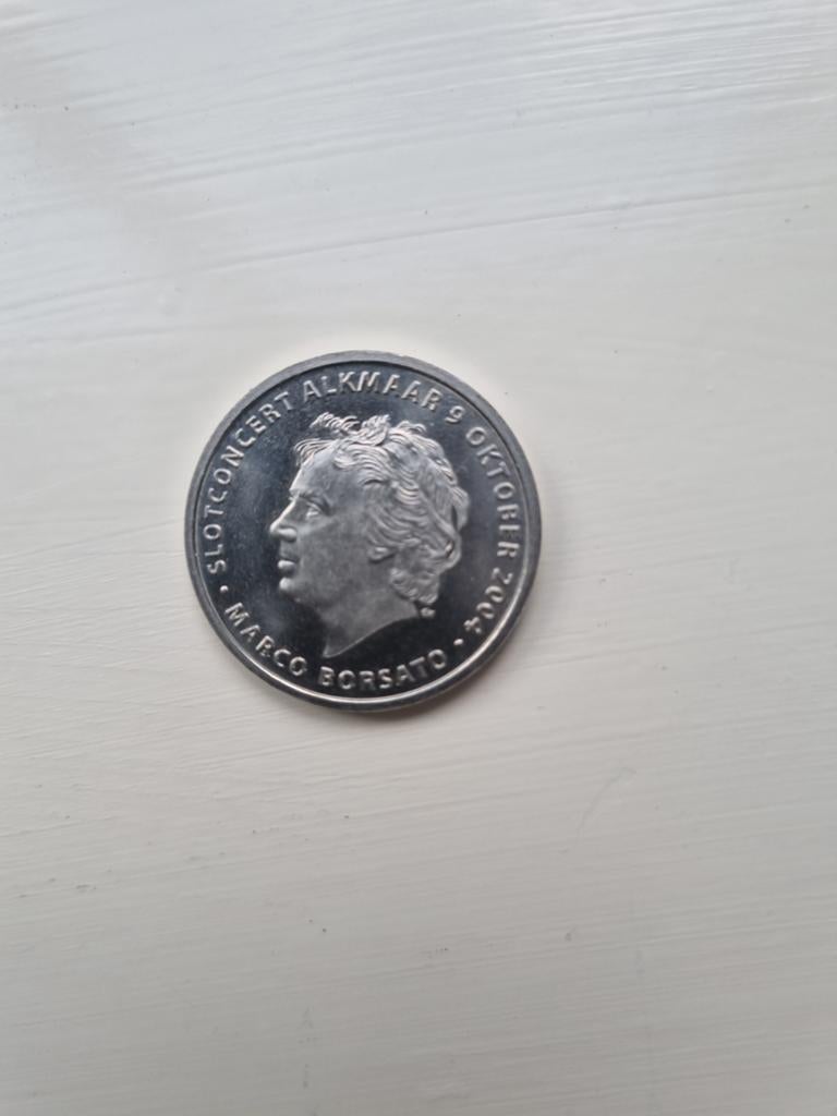 Marco Borsato munt.
Slotconsert Alkmaar 2004, Ophalen of Verzenden, Koningin Beatrix, Euro's