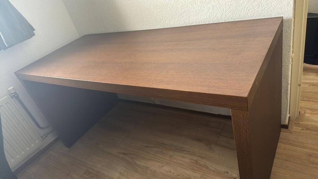 MALM Ikea bureau bruin, Ophalen, Gebruikt, Bruin, IKEA
