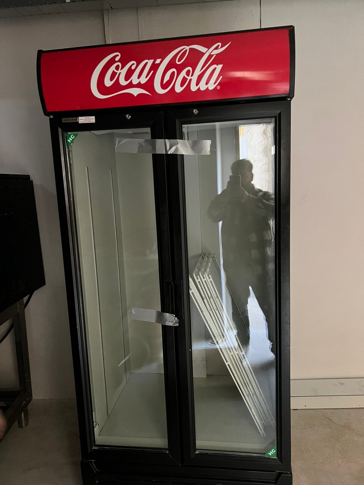 Coca-Cola koeling 2 deurs, Ophalen of Verzenden, Gebruikt, Koelen en Vriezen