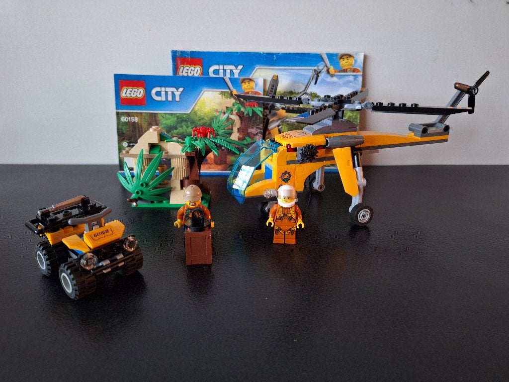 Lego 60158 City – Jungle Vrachthelikopter, City, Lego, Ophalen of Verzenden, Complete set