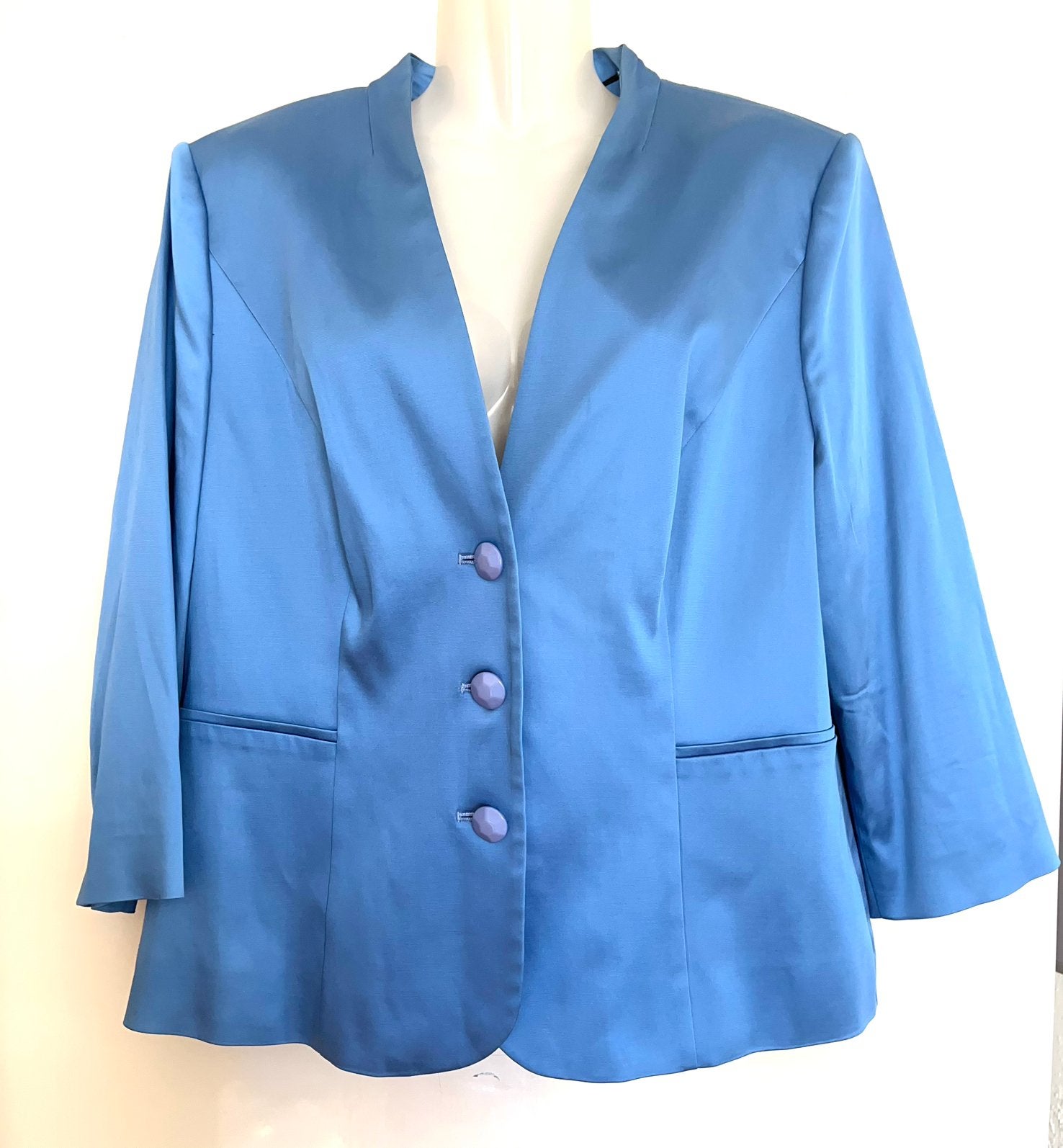 Vera Mont blauw jasje maat 46(dmv)