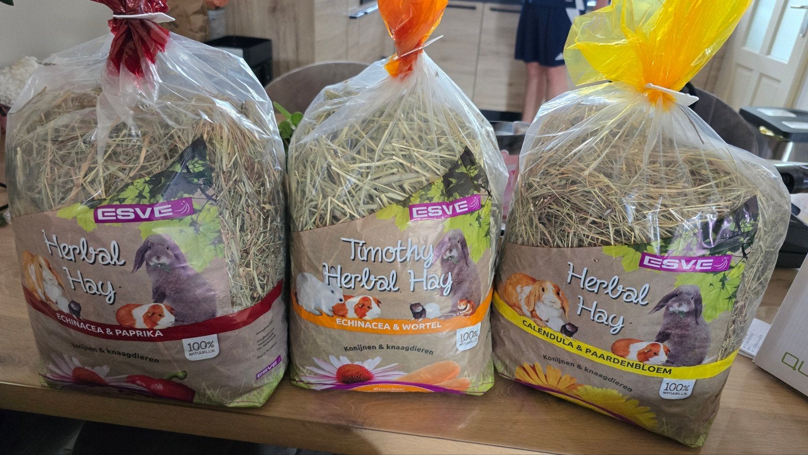Herbal hay 3 zakken, Ophalen