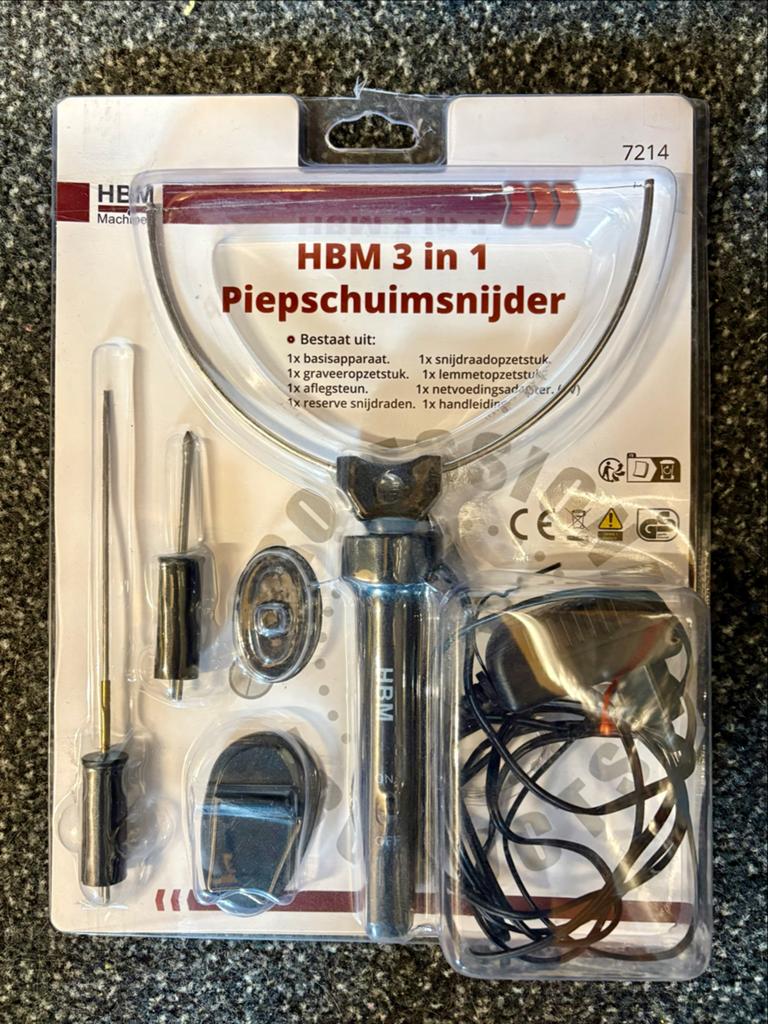 HBM 3-in-1 Piepschuimsnijder - Compleet, Ophalen of Verzenden, Gebruikt