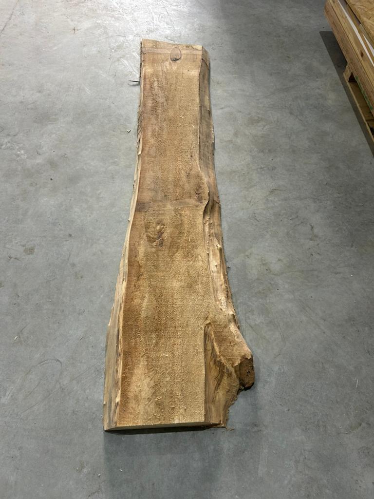 Populier Hout - 195cm lang, 34cm breed, 5,5cm dik, Doe-het-zelf en Verbouw, Hout en Planken, Gebruikt, Ophalen of Verzenden, Plank