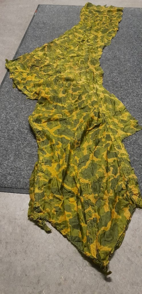 Us camouflage parachute ww 2, Verzamelen, Ophalen of Verzenden, Landmacht, Amerika, Kleding of Schoenen