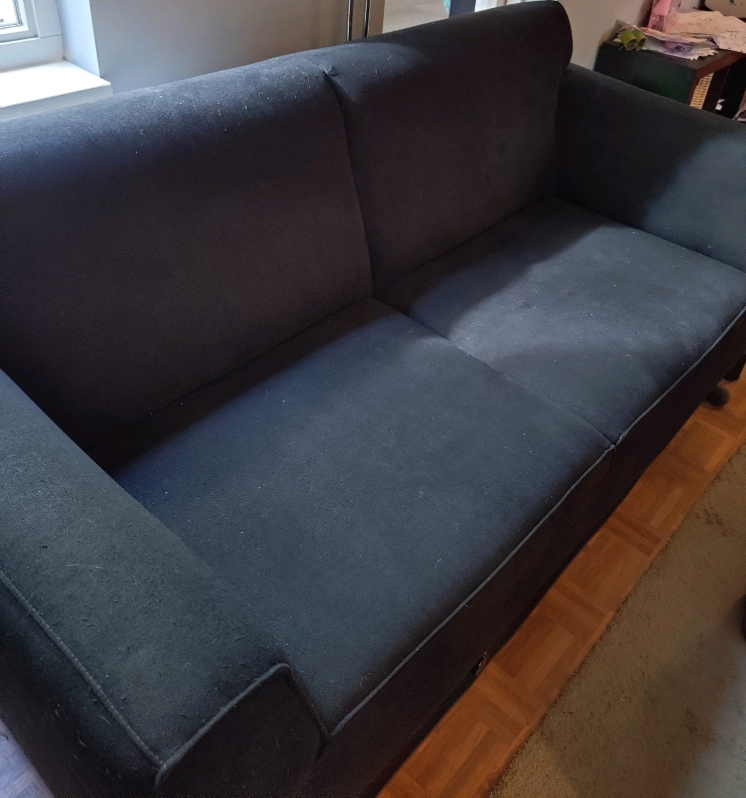 gratis - 2-zitsbank 2 stuks, Ophalen, Gebruikt, 150 tot 200 cm, Tweepersoons