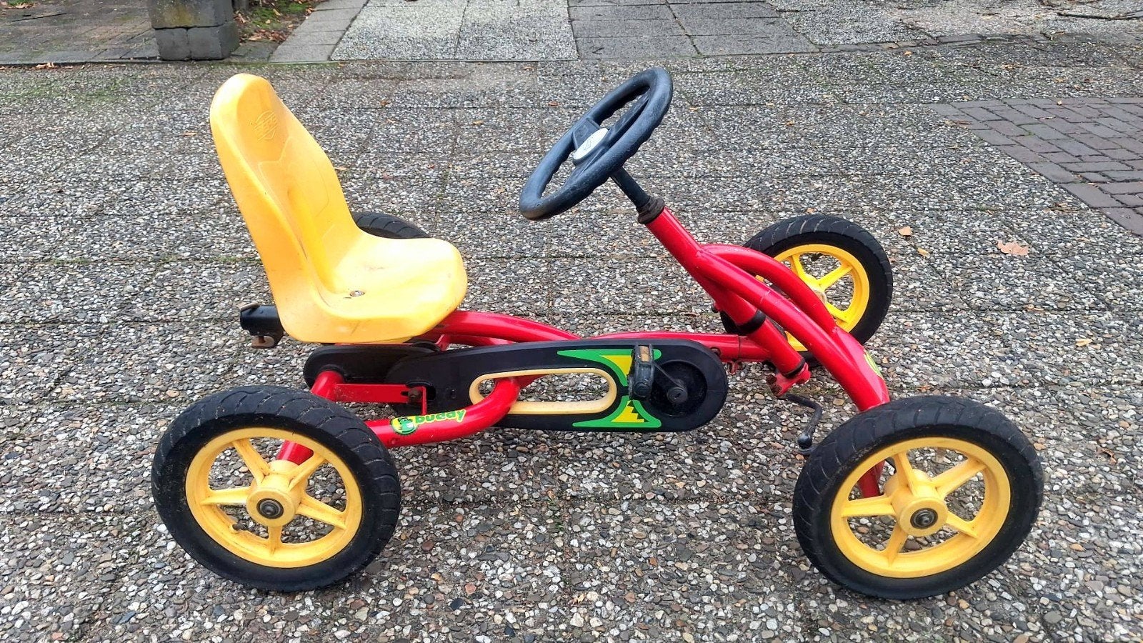 BERG Buddy skelter - rood/geel - 3-8 jaar, Ophalen, Gebruikt, Berg, Vrijloopautomaat