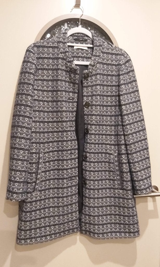 Esprit jas/mantel met patroon, zomer, 40, Kleding | Dames, Jasjes, Kostuums en Pakken, Maat 38/40 (M), Blauw, Ophalen of Verzenden
