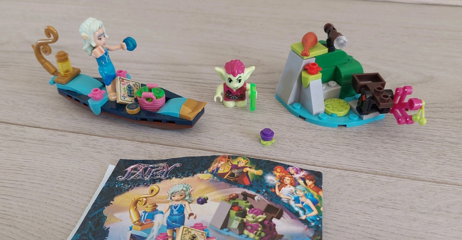 'Lego' Fairy: Niada's gondel en de Goblin dief, Compleet, Lego, Ophalen of Verzenden, Zo goed als nieuw
