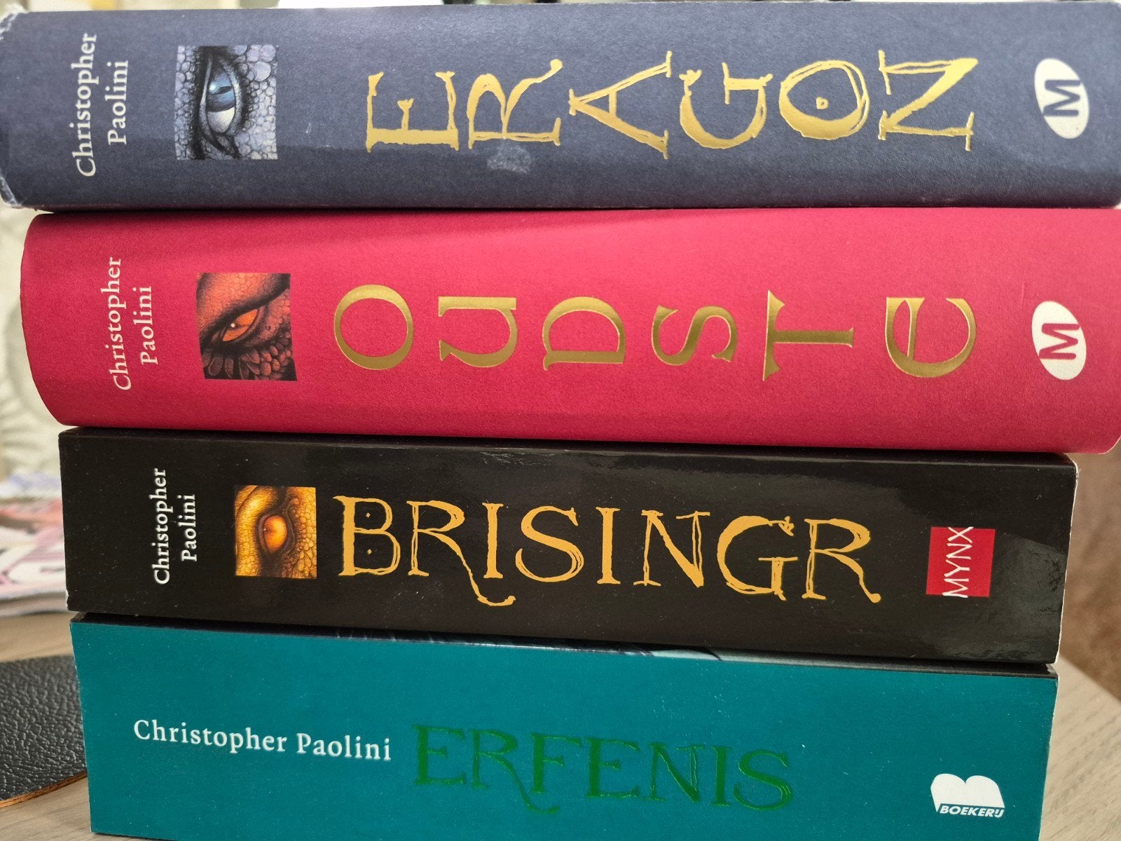 Eragon serie - Christopher Paolini (4 boeken), Ophalen of Verzenden, Gelezen, Christopher Paolini