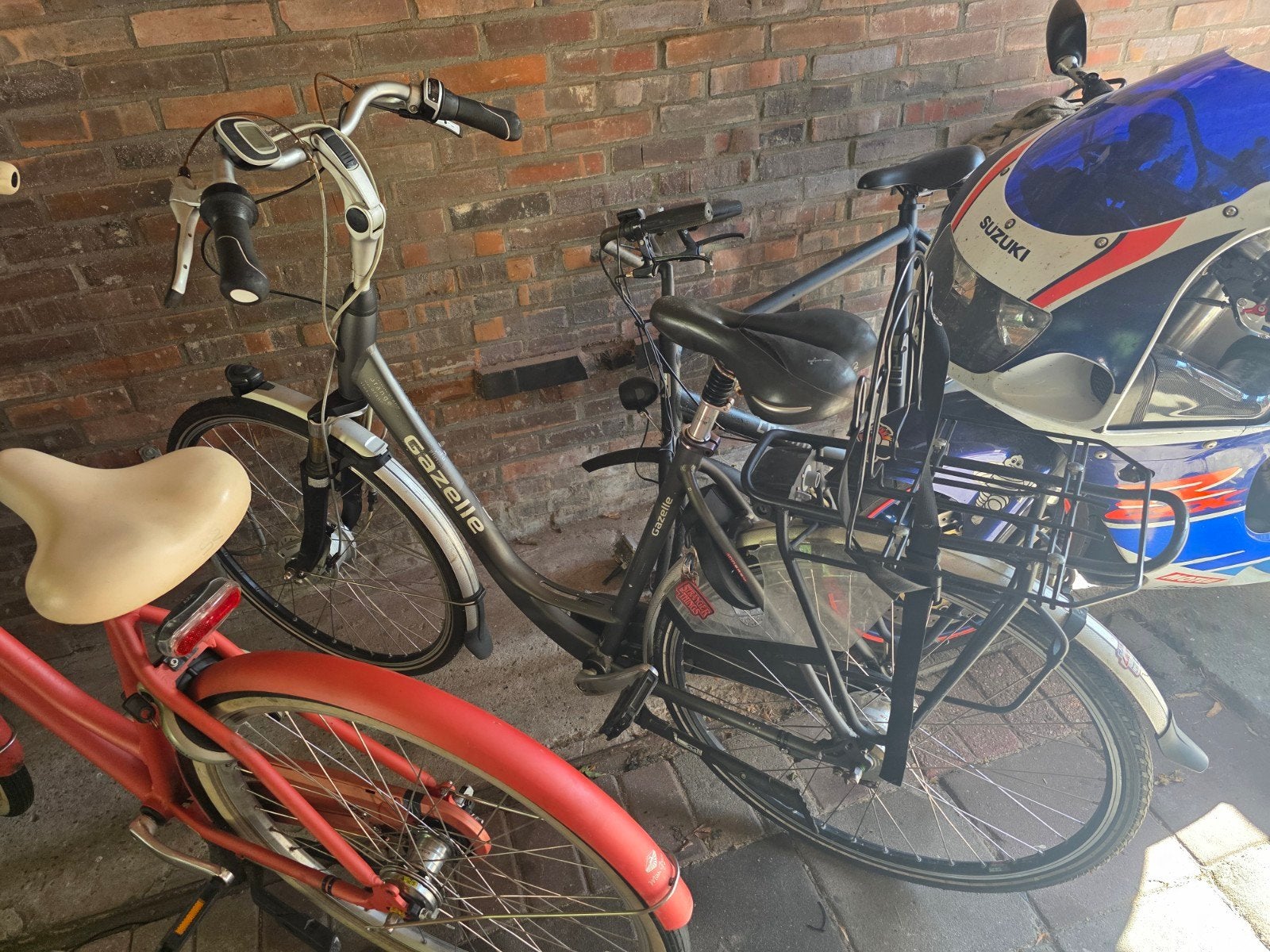 gazelle fiets, Ophalen