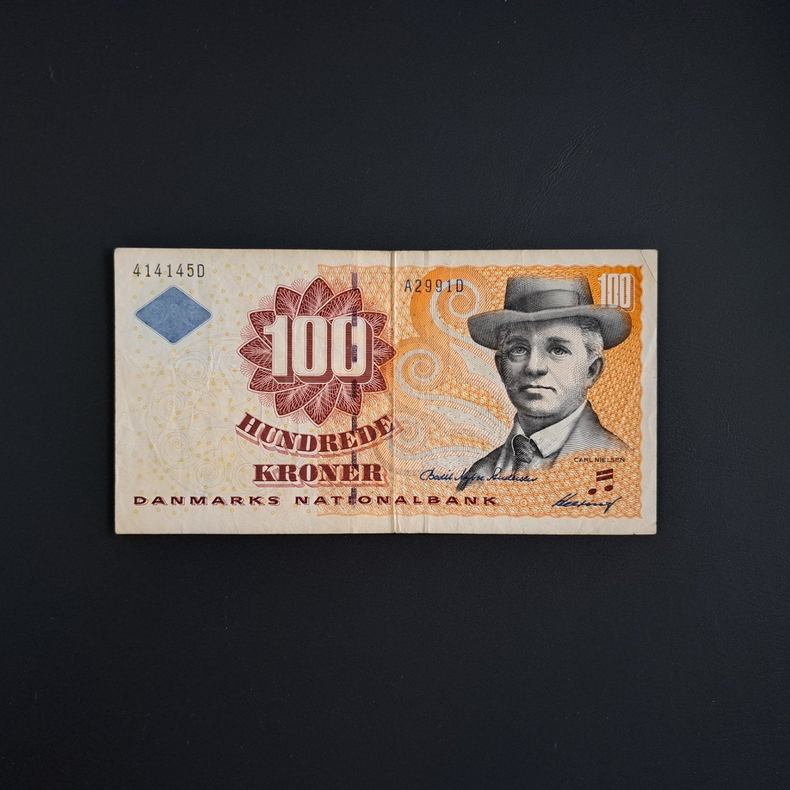 100 kronen Denemarken #010, Postzegels en Munten, Ophalen of Verzenden, Overige landen, Los biljet