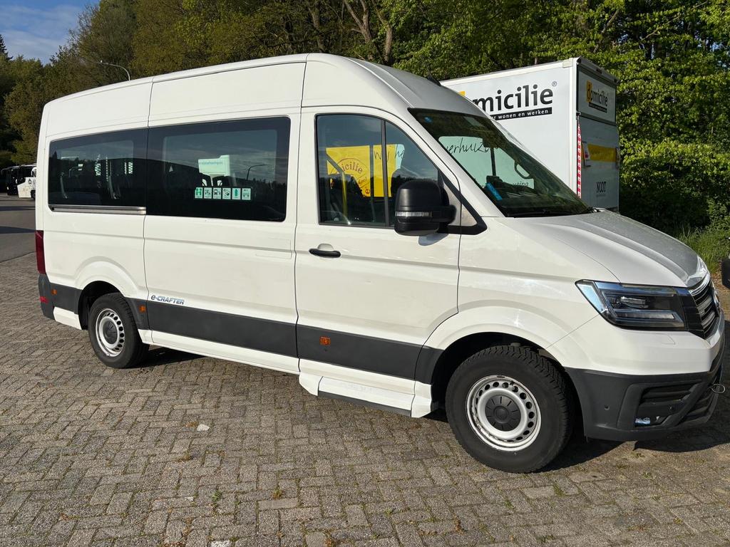 Volkswagen Crafter 2020 Wit elektrisch, Auto's, Automaat, Wit, Origineel Nederlands, Elektrisch