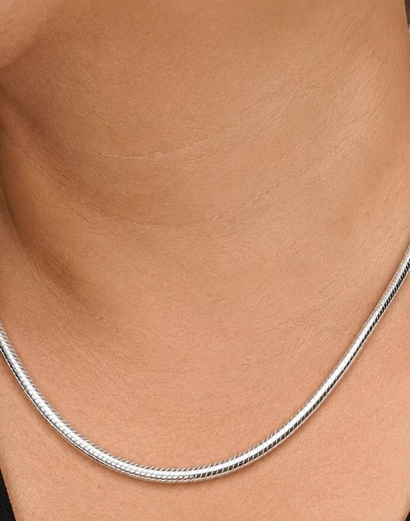Pandora Snake Chain Halsketting - Zo goed als nieuw, Ophalen of Verzenden, Zo goed als nieuw, Zilver