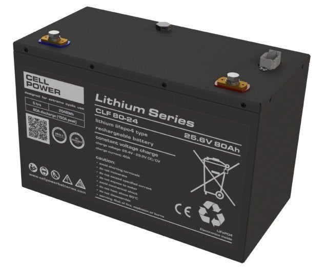 Cellpower Lithium Accu 24V 80Ah, *NIEUW*, Ophalen, Nieuw