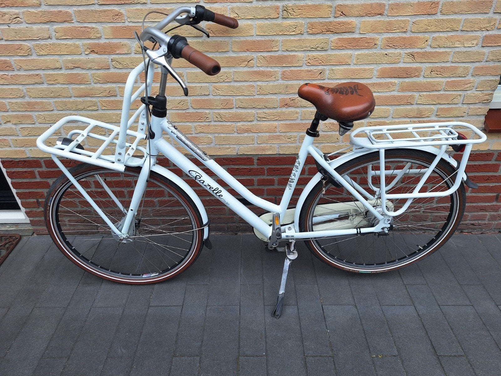 Gazelle Miss Grace Damesfiets - Wit met 7 versnellingen, Fietsen en Brommers, Fietsen | Dames | Damesfietsen, Ophalen, Velgrem