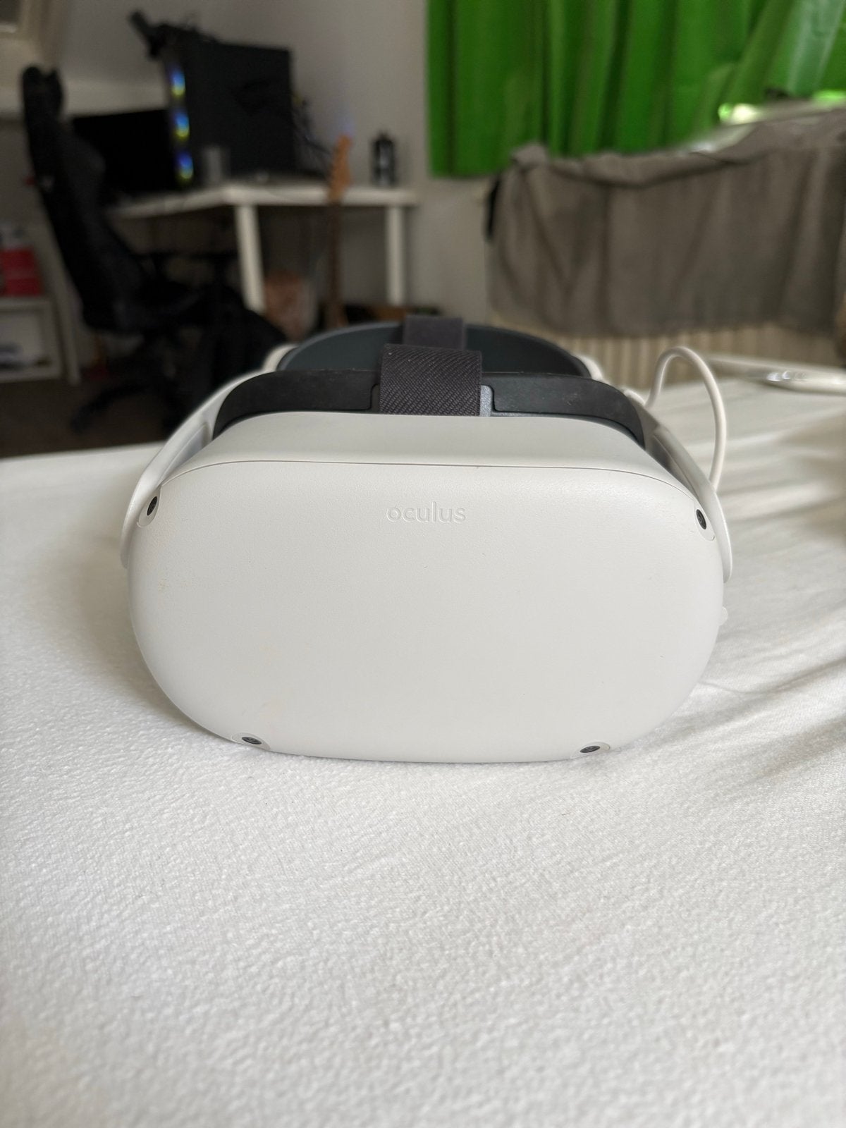 Oculus Meta Quest 2 VR-headset met batterij en doos, Ophalen, Zo goed als nieuw, VR-bril, Overige platformen