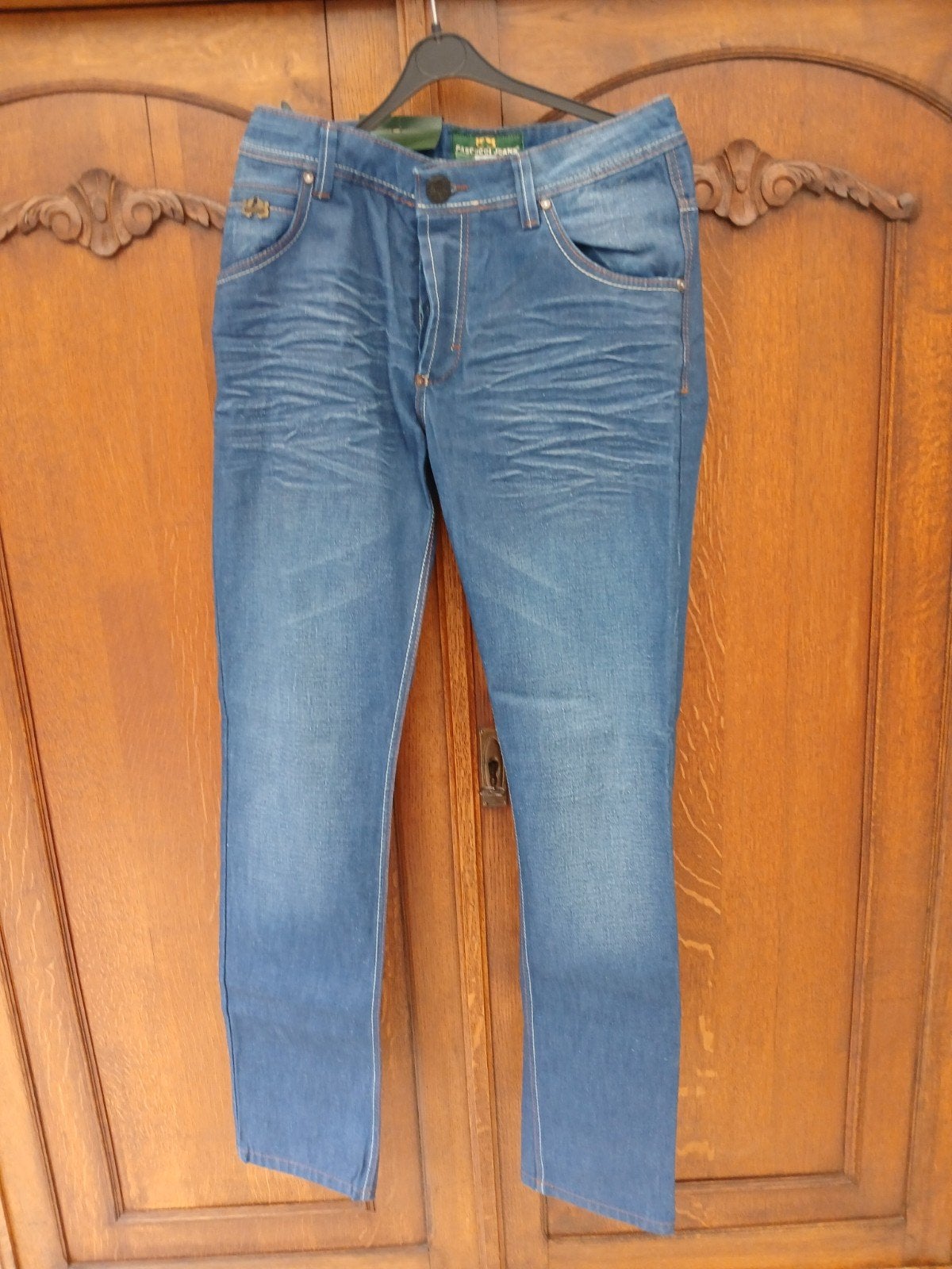 Pascucci Nieuwe Blauwe Jeans Maat 32/34, Blauw, Nieuw, W32 (confectie 46) of kleiner, Ophalen of Verzenden