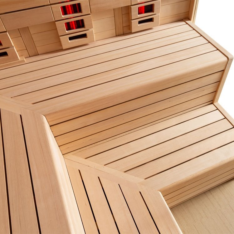 Luxe Combi Sauna XXL | 6 Full Spectrum | €1.700 KORTING, Sport en Fitness, Info@inner-stillness.nl, Fins of Traditioneel, 7665VB