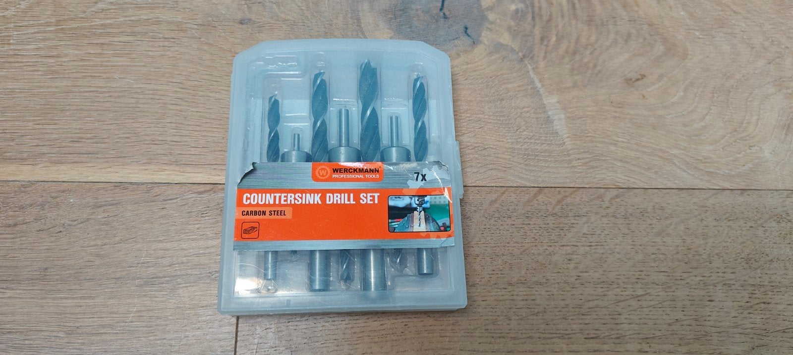 Werckmann Verzinkboor Set - 7-delig, Koolstofstaal, Ophalen of Verzenden, Nieuw, Overige typen
