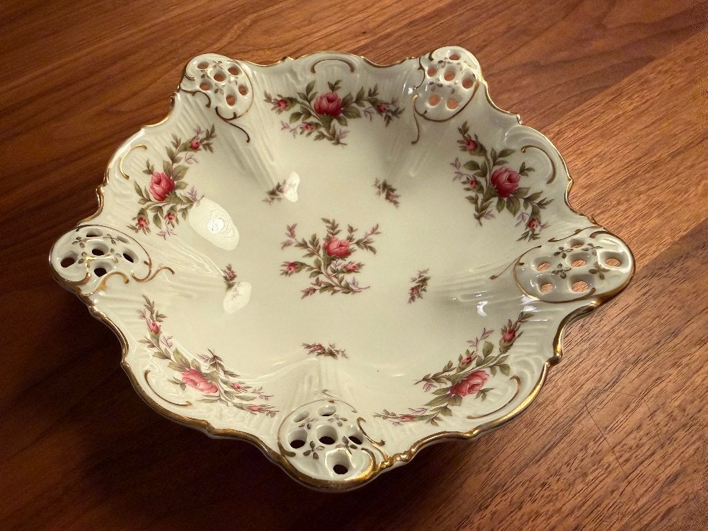 Rosenthal Moliere Moodrose schaal 20cm, Ophalen of Verzenden
